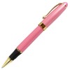Gullor Jinhao X450 Rollerball pen, Gold Trim, Black Ink, Pink