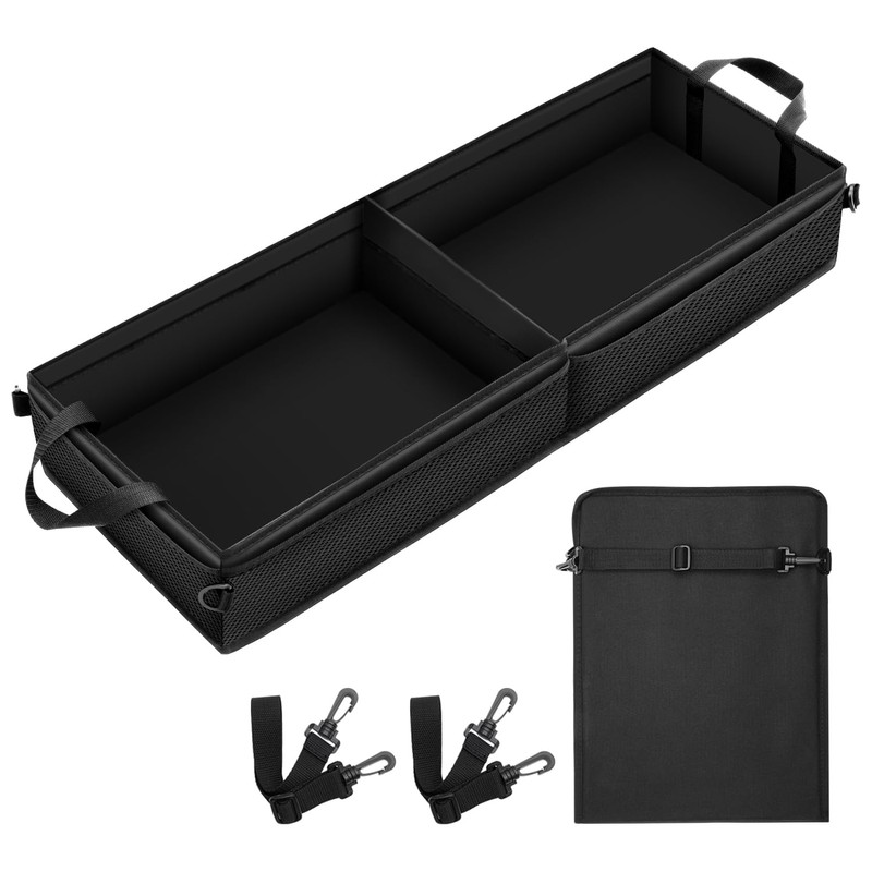 Under Seat Truck Organizer Storage Box with 1 Removable Divider