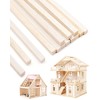 Benvo Balsa Wood Sticks Square Wooden Dowels Unfinished Hardwood Strips