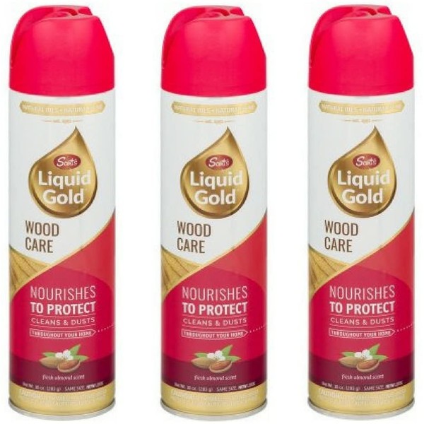 Scott's Liquid Gold Aerosol Wood Cleaner & Preservative, 10 oz (3 pack)