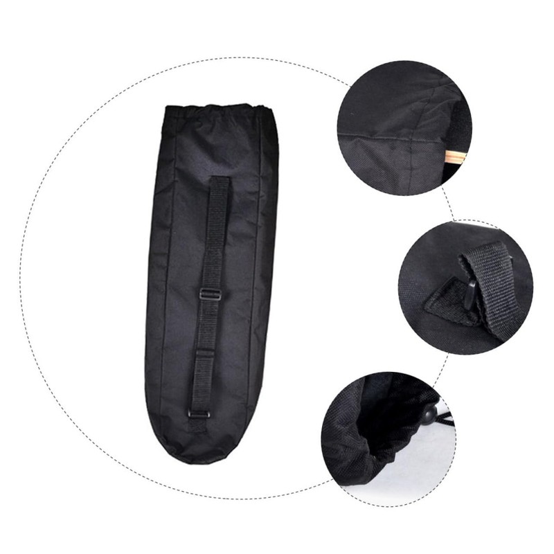 Totority Adjustable Backpack Oxford Lightweight Drift Board Rucksack with Drawstring