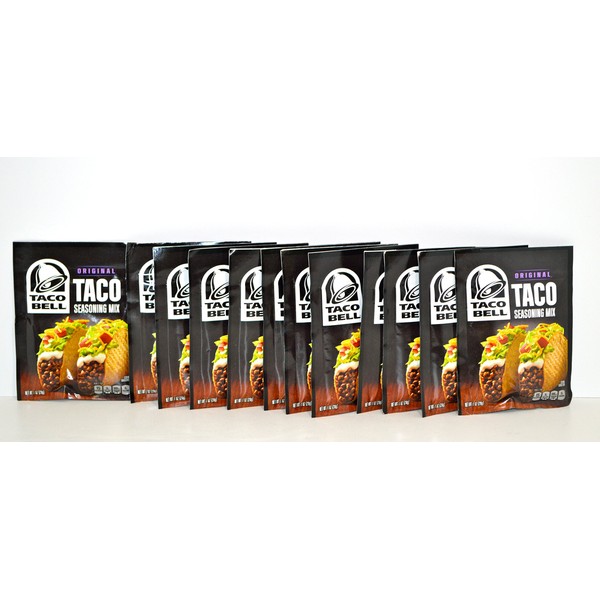Taco Bell Taco Seasoning Mix 12 Packs Net Wt. 1 0z Each