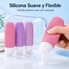 Kit de Viaje 8 Piezas Botellas de Silicona Envases para