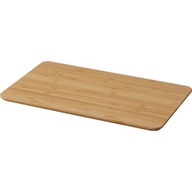 Yamazaki 3695 Cutting Board, White, Approx. W 12.4 x D 7.3 x H 0.4 inches (31.5 x 18.5 x 1 cm), Tosca, Bamboo Cutting Board, Plate