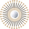 Mirhua Golf Tee, 3.2 inches (82 mm), Competition, Height Adjustable,