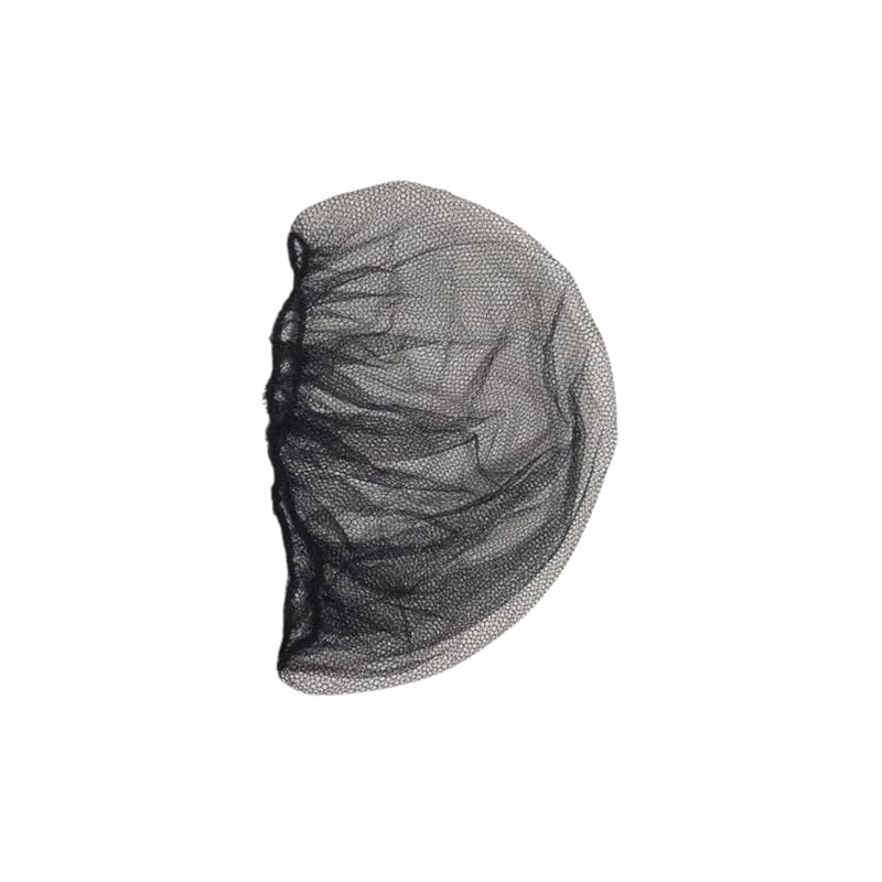 Red para Cabello Negra, Malla de Poliéster, Cofia Protectora para