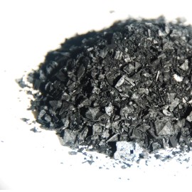 Silk & Stone Cyprus Black Sea Salt Flakes- 4oz. Jar