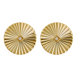 NOELANI Jewellery with Pendant 925 Sterling Silver for Women, with Synthetic Zirconia, Gold, Comes in Jewellery Gift Box, Sterling Silver, Cubic Zirconia