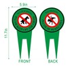 2 Pack Double Sided No Pooping Dog Sign No Peeing