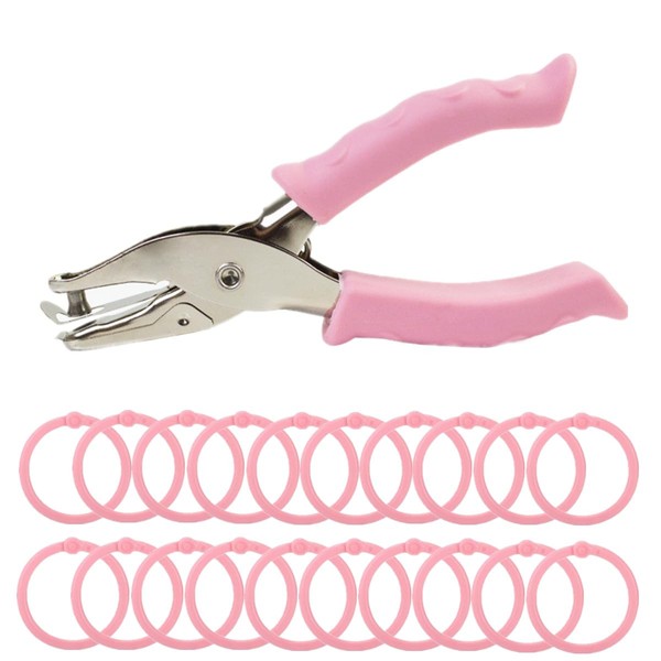 RuiChy Hole Punch, Hole Diameter 0.2 inches (6 mm), Metal
