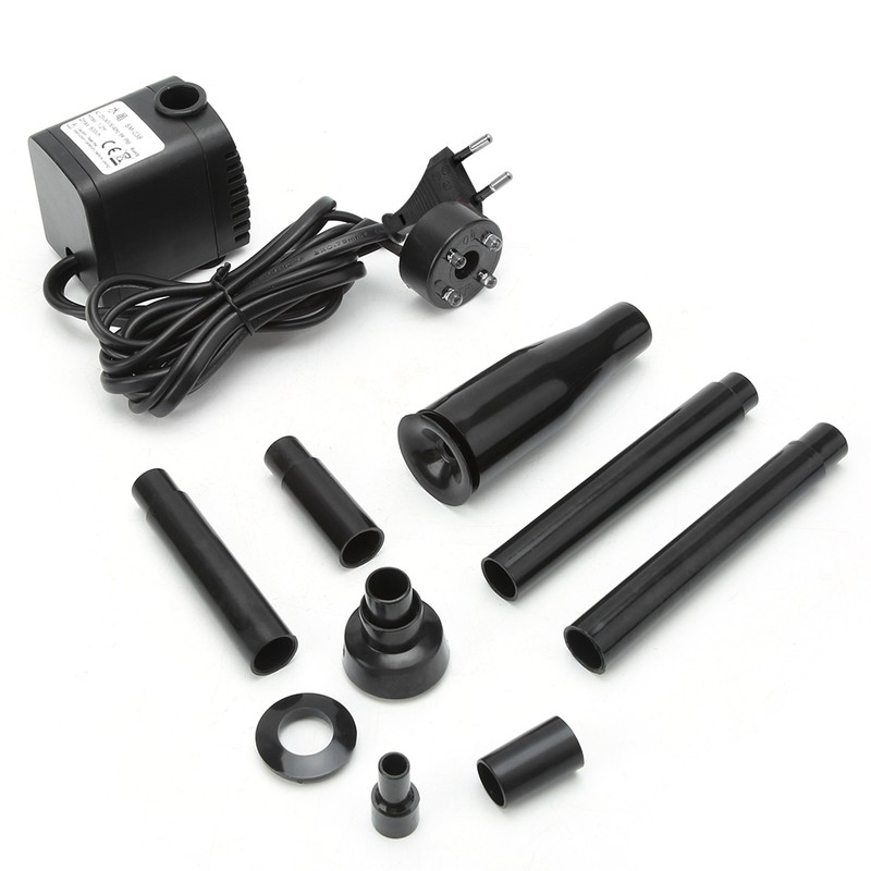 Plastic 3 in 1 600L/H 8W Aquarium Fish Tank Submersible