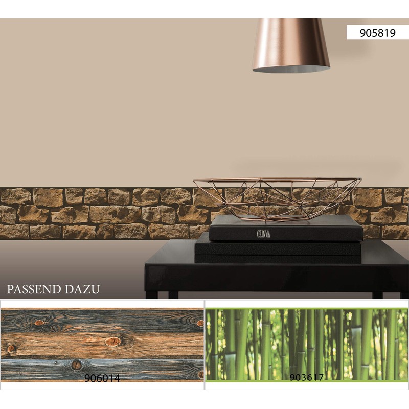 A.S. Creation 9058-19 Collection Only Borders 9, Multi-Colour, 5.00m x