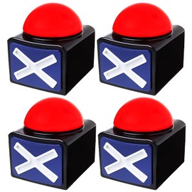 YONEBUYONE Game Buzzer, Game Answer Buzzer for Game Show with Light & Alarm Sound Game Show Button Quiz Buzzer for Game Show Talent Buzzer Family feud Game with Buzzer buzzers for Classroom