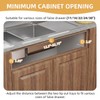 Furniware 1 Pair Tip-Out Tray 11 inch with 4 Hinges,