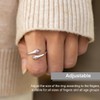 Hug Rings 925 Sterling Silver Hug Hands for Women Heart