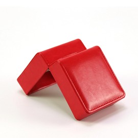 YekouMax Men's Watch Box, Storage Box for Smartwatch and Watches, PU Leather Gift Box for Watch, Jewellery, Birthday, Boyfriend, Men and Women (1, Shiny Red)