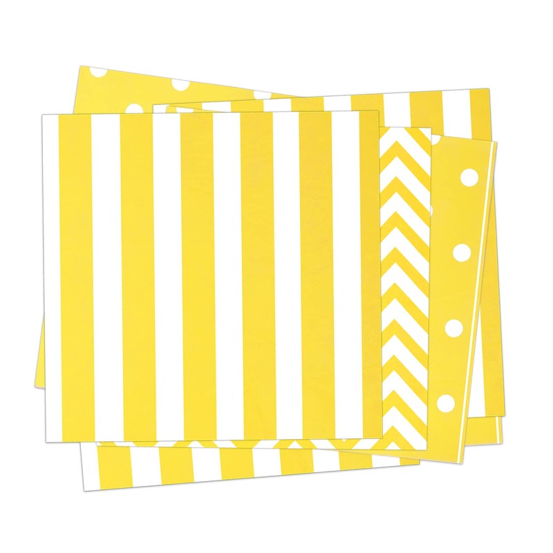 youmewell Party Servilletas de papel de rayas 60 Count
