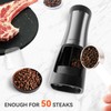 MOVNO 2 in 1 Electric Salt and Pepper Grinder Set,