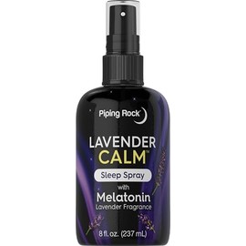 Piping Rock - Aerosol para dormir de melatonina para adultos | 8 onzas líquidas | con melatonina y lavanda para almohada, habitación y cuerpo | Neblin