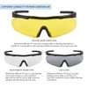 Feyachi Shooting Glasses with 3 Interchangeable Lenses, Anti-Fog and Scratch