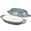 EDGING CASTING Enameled Cast Iron Oval Dutch Oven Pot with