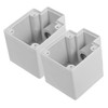 Outanaya 2Pcs Power Strip Protector Splash Outdoor Electrical Box for