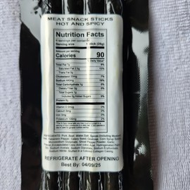 ACC WOOD Beef Hot & Spicy Snack Sticks 3.5oz.