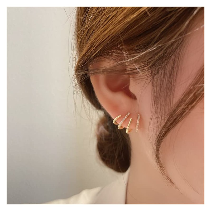 Women's Earrings, Hypoallergenic, Popular, Sterling Silver Silver Copper Cubic Zirconia,