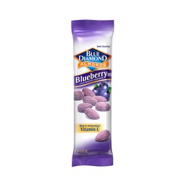 Snack Pack Diamond Almonds, Blueberry Flavor, 1.5 oz Each, Convenient 4-Pack, Healthy On-the-Go Snack, High Protein, Gluten-Free, Heart-Healthy, Non-GMO