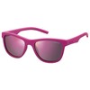 Polaroid Kids' PLD 8018/S AI CYQ Sunglasses, Dark Pink/Grey Pink
