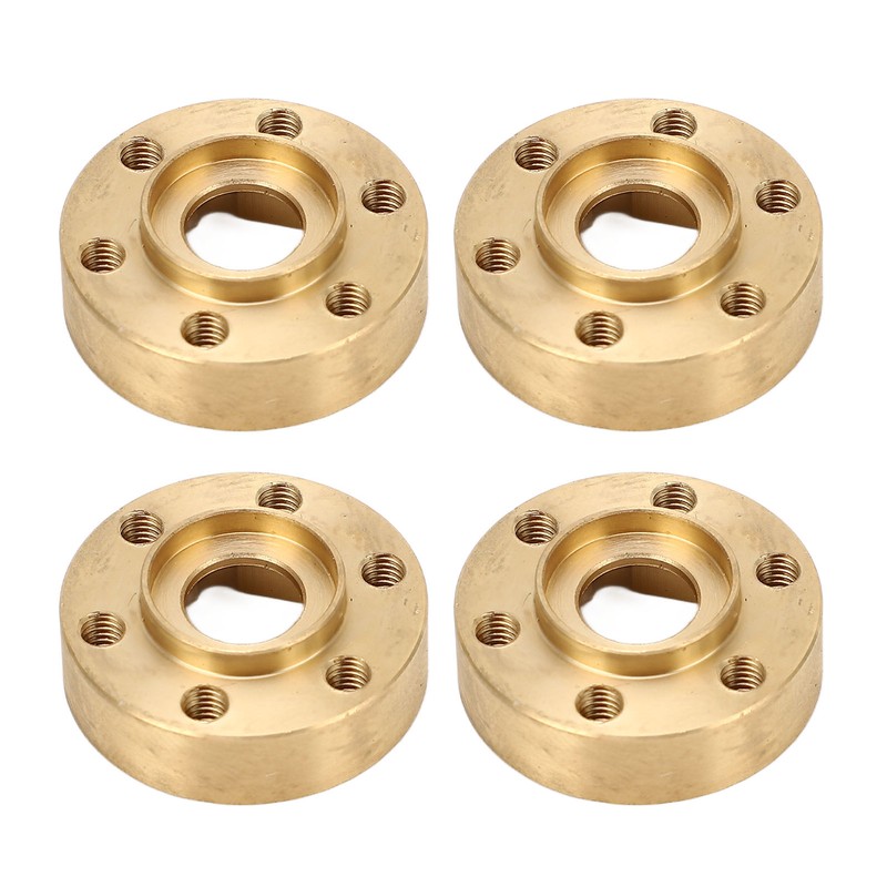 4PCS RC Wheel Hex Hub Adapter 1.9 2.2in Rustproof Widen
