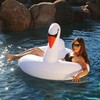 GoFloats Swan Party Tube Inflatable Raft, Float In Style (for