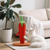 LIFLIX Chili Cat Scratching Post, 17'' Cute and Fun Sisal