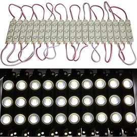 LED-Mafia 20x Injection Module Module 1.5 W SMD LED Chip IP 65 Lighting Advertising Technology Display Boxes (Neutral White 7000-7500K)