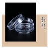 DFsucces Small Divided Round Case, Plastic Cream Case, Accessory Case,