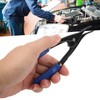 Snap Ring Pliers Adjustable 6in Metal Internal External Universal Auto