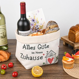 Bread Basket - Happy New Home - Housewarming Gift - Decorative - Durable - For Bread & Pastries - Stylish Table Decoration