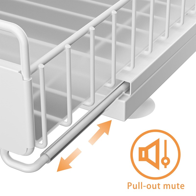 HOMEAILIE Under Sink Organizer, 2 Packs Under Sink Organizers and