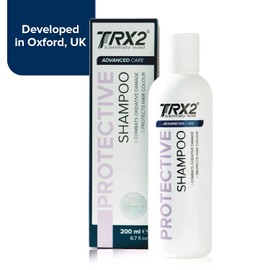 TRX2 Protective Shampoo - Repairs & Protects Damaged Hair - Improves Hair Structure - Suitable for All Skin and Hair Types - Paraben-Free - Biotin, Rice Protein, Panthenol - 200 ml