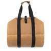 Waxed Canvas Waterproof Large Portable Firewood Holder Bag Log Carrier