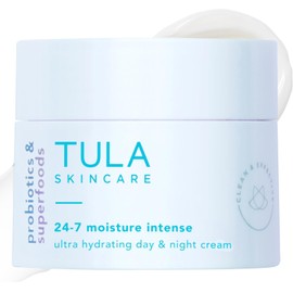 Tula Skincare 24-7 Moisture Enhancing Ultra Moisturizing Day and Night Cream - Ultra-Nourishing Moisturizer for the Face Soothes and Balances Skin Improves Smoothness Style / 툴라 스킨케어 24-7 수분 강화 초수분 주간 및 야간 크림 - 얼굴용 울트라 영양 보습제 피부 진정 균형 유지 매끄러움 개선 Style
