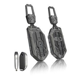 TALKMOON Key Fob Cover for Kia 5 Buttons Key Case,Heavy Key Shell Protector Accessories for 2025 2024 2023 Kia Telluride Sorento K4 K5 GT-Line Carnival Key Fob (Black)