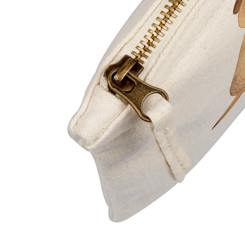 Mr. & Mrs. Panda Meerkat Make-Up Bag, White, Hand Drawn
