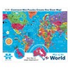 Re-marks Map of The World Deluxe Jigsaw Puzzle with Whimsy