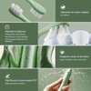 Oday Cepillo de dientes eléctrico Sonic para adultos con limpiador