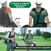 BIG TEETH Golf Bag Straps Swivel Backpack Straps Golf Bag