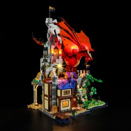 LIGHTAILING Light For 21348 Dungeons & Dragons: Red Dragon's Tale - Led Lighting Kit Compatible With Building Blocks Model - NOT Included The Model Set