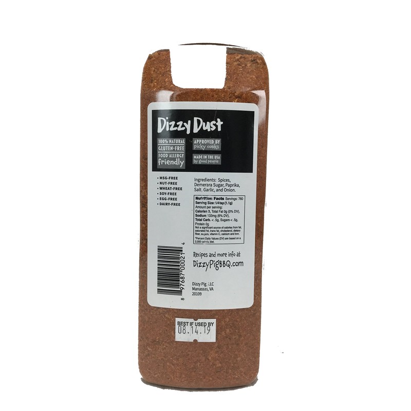 Dizzy Pig BBQ Regular Grind Rub Spice - 32 Ounce