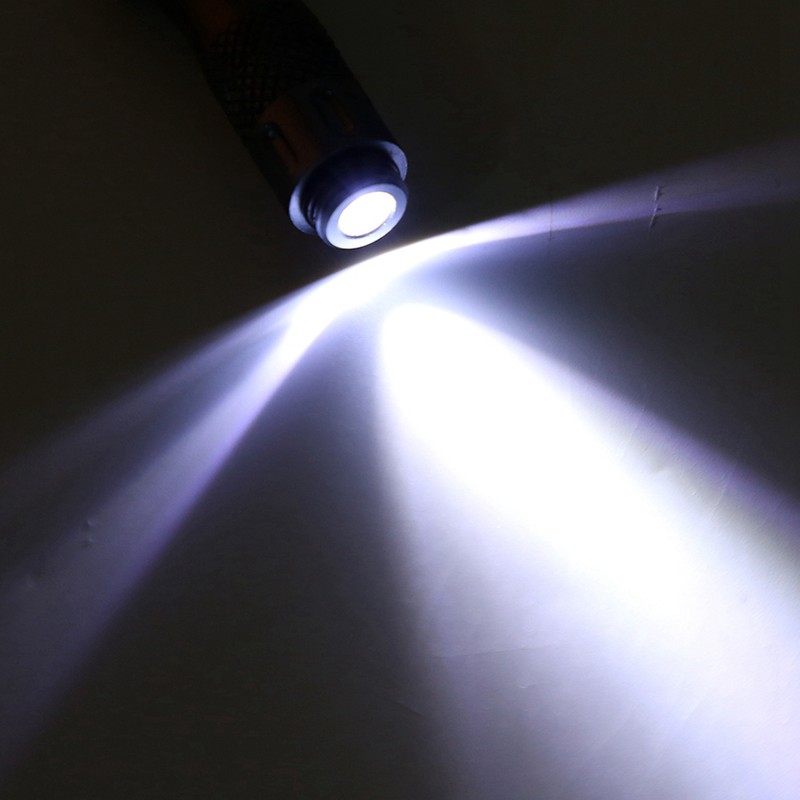 Rotatable Decompression Tactics Defense LED Glass Breaker Writing Survival Outdoor