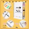 ZANAUWEKED 12 Packs Spiral Notebook Journal with Sticky Note and